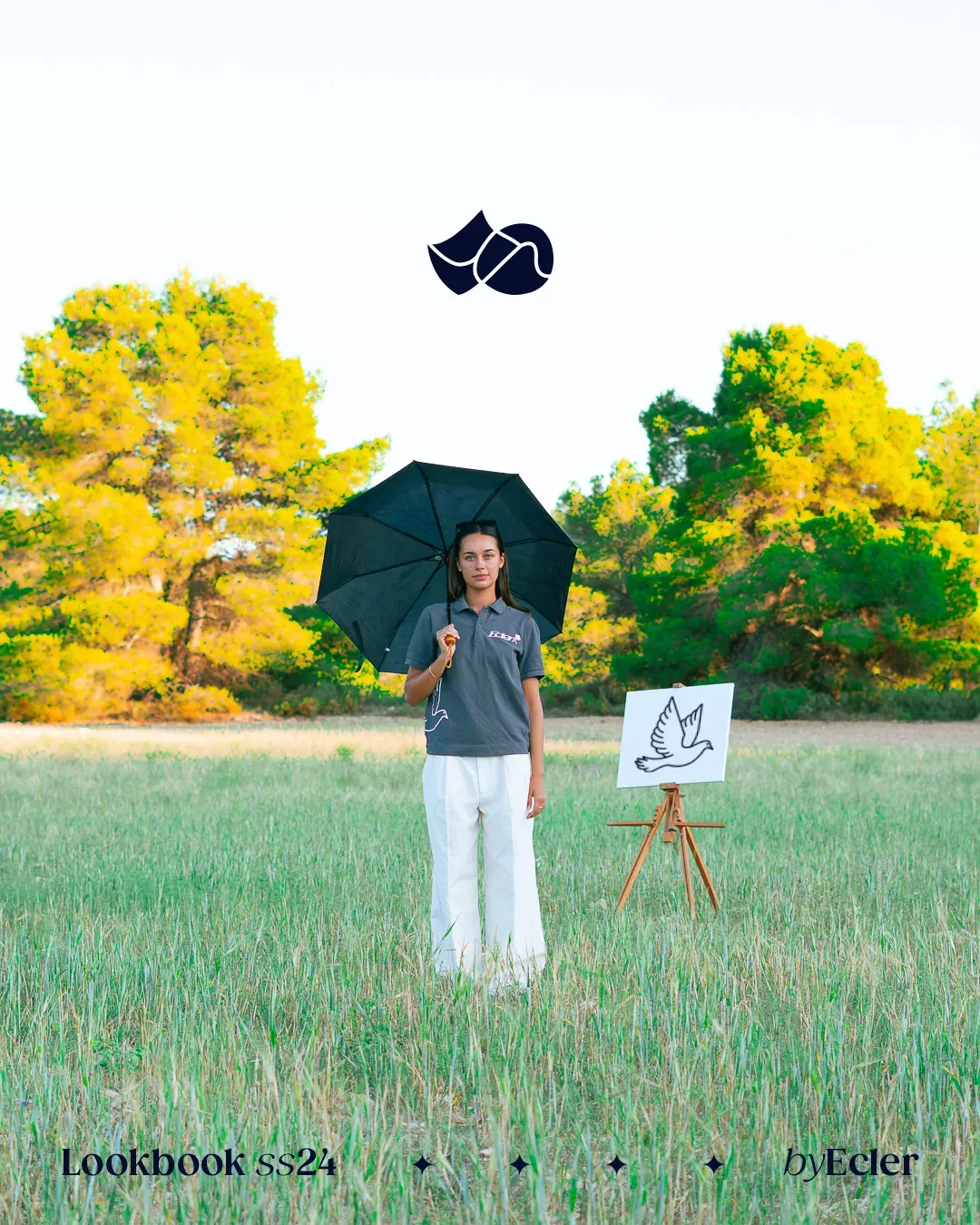 La Flor y La Paloma lookbook — outdoor digital fashion editorial visual