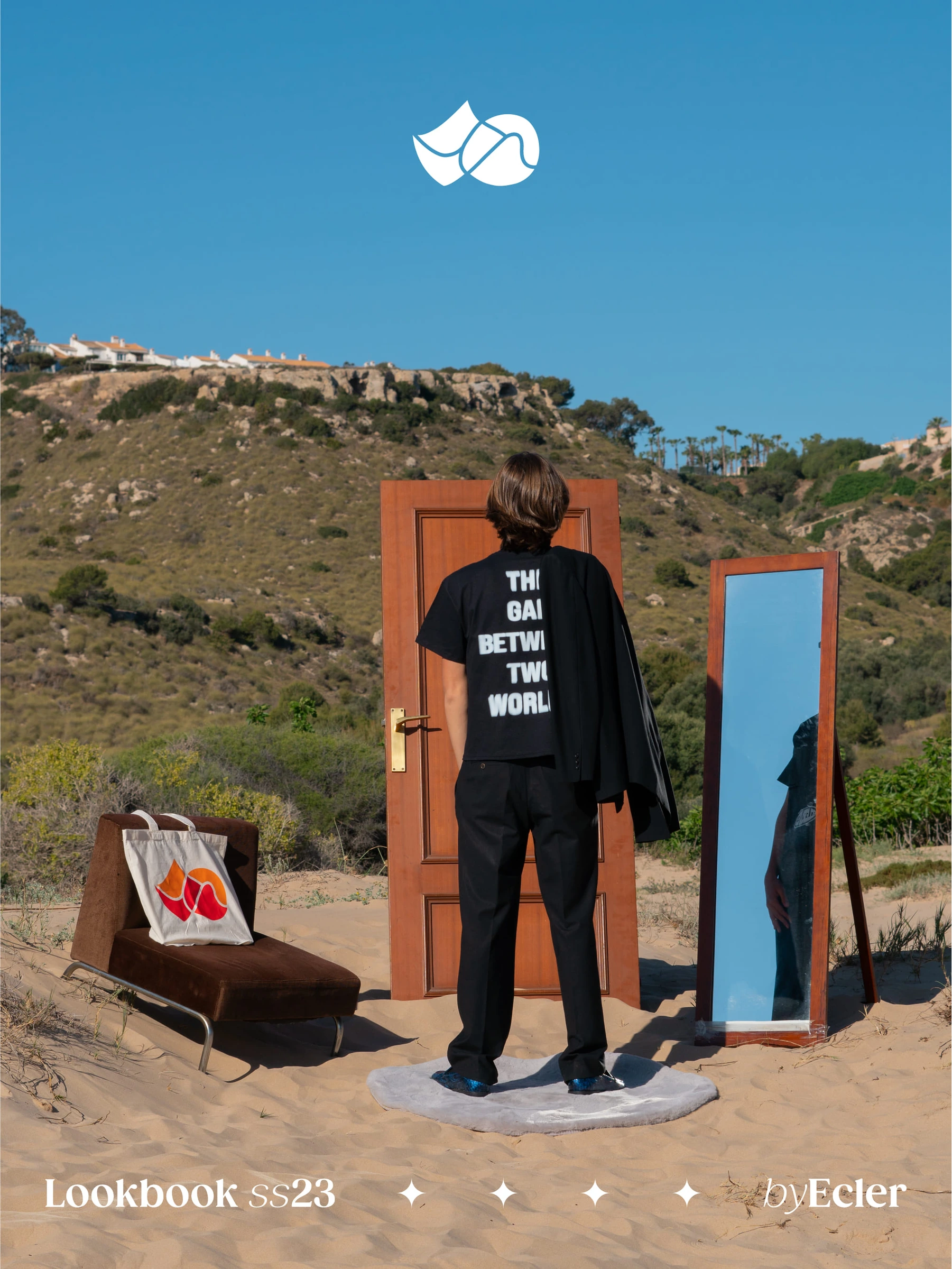 Into the Eclerverse lookbook — digital fashion editorial visual for the Ecler brand project